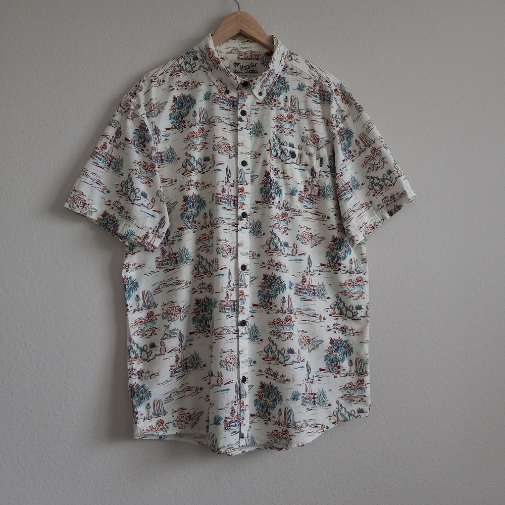 Howler Brothers SS Hawaiian Shirt Novelty Mexico Surf XL